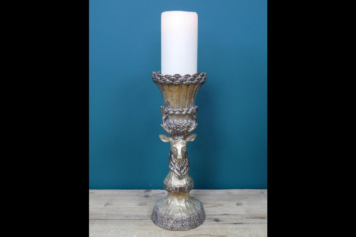 Stag Candle Holder
