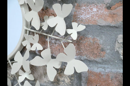 Butterfly Mirror - Cream