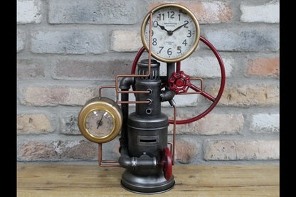 Pipe Clock / Coin Bank