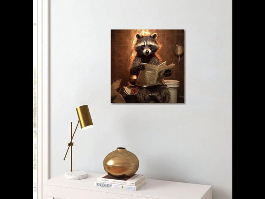 Racoon Wall Art - Mini