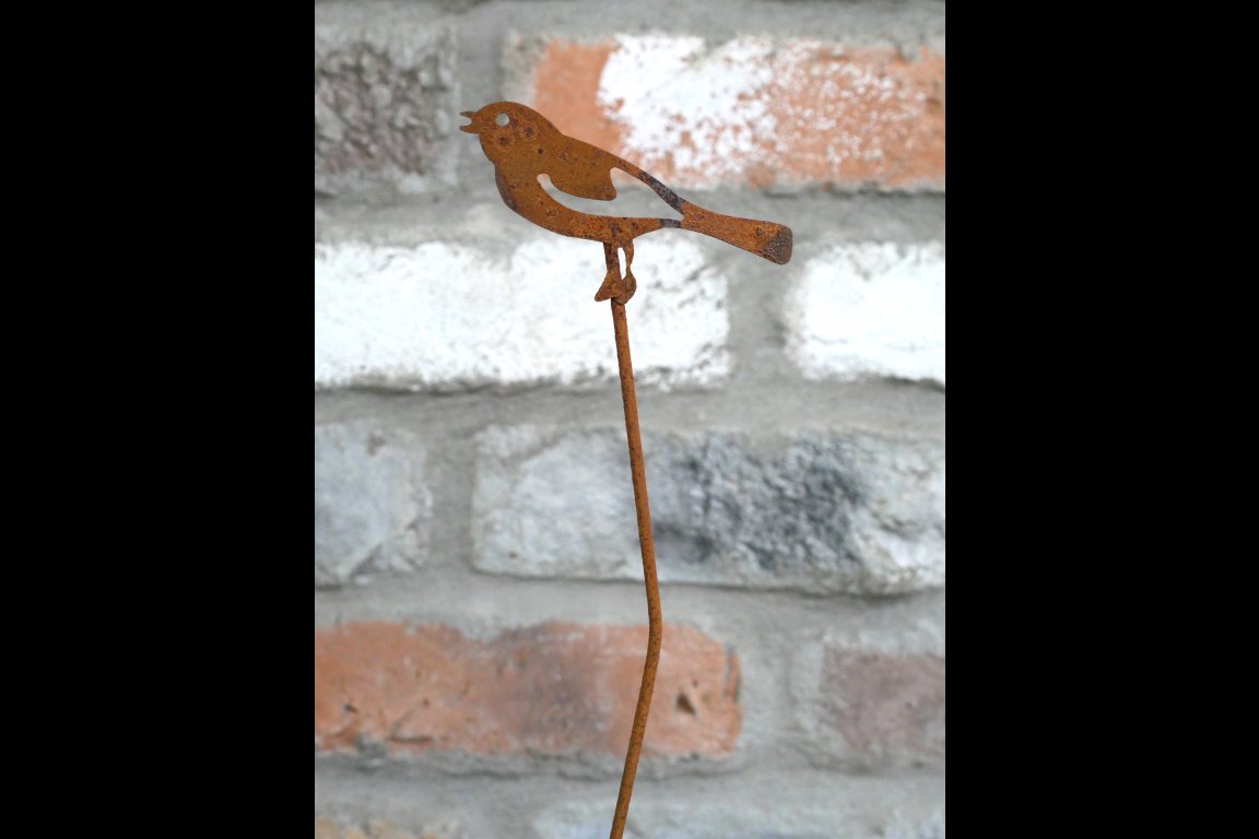 Rusty Bird Stake