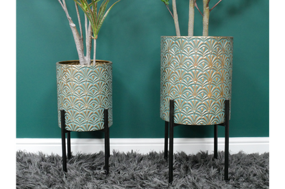 Moroccan Style Set Of 2 Planters