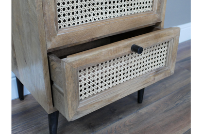 Rattan Bedside Cabinet