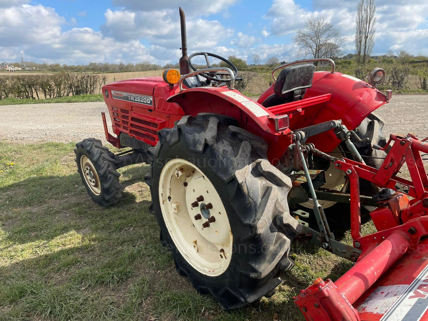 YANMAR YM2820D 28HP 4WD COMPACT TRACTOR WITH YANMAR RSC1600 ROTAVATOR