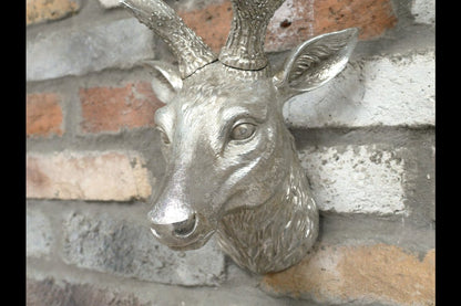 Silver Stag Head