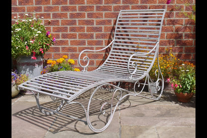 Antique Grey Lounger