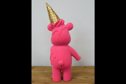 Bear With Ice Cream On Head