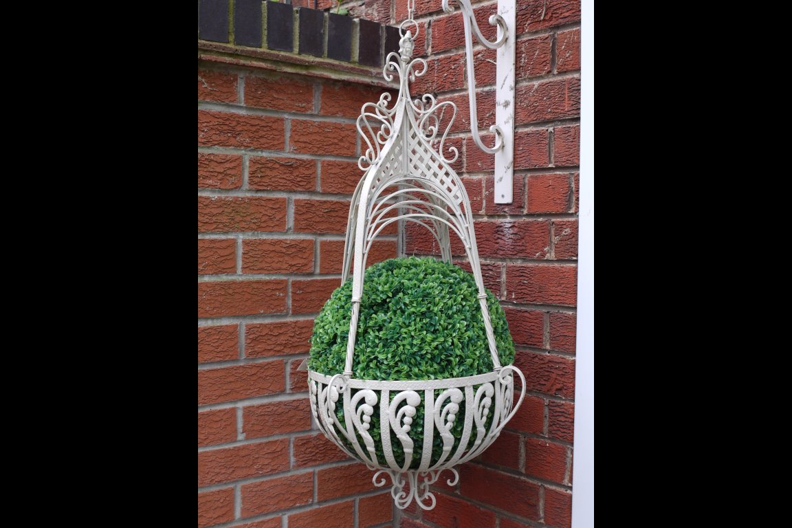 Large Hanging Basket (Cream)