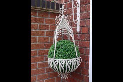 Large Hanging Basket (Cream)