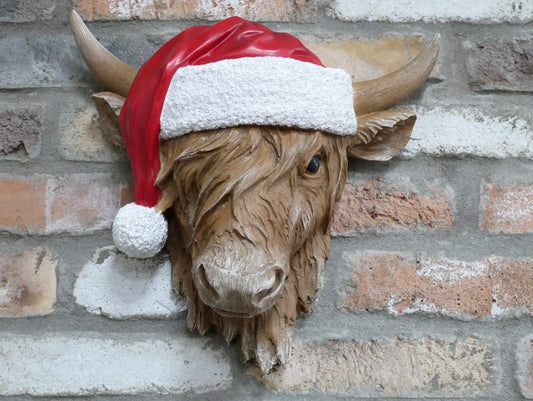 Christmas Cow Wall Decoration