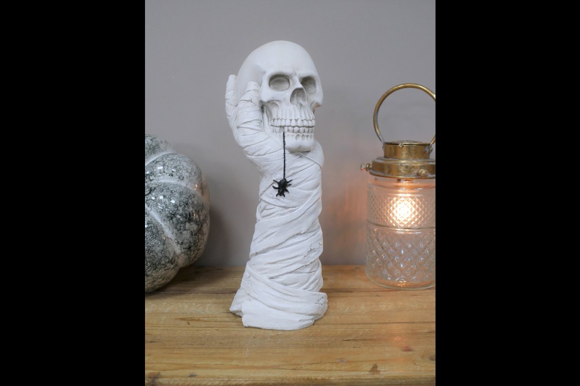 Hand Holding Skull