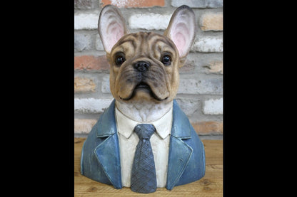 Large Frenchie Dog Bust