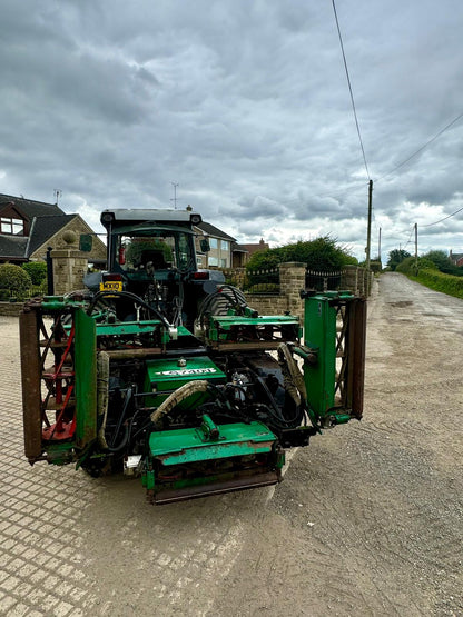 2010 DEUTZ FAHR 100 TRACTOR WITH RANSOMES 7 GANG LAWN MOWER 100 HP TRACTOR