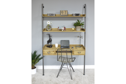 Desk With Shelves