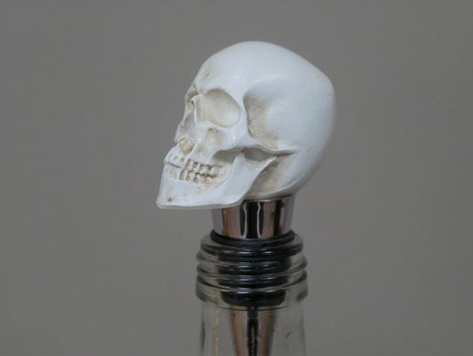 Skull Wine Topper