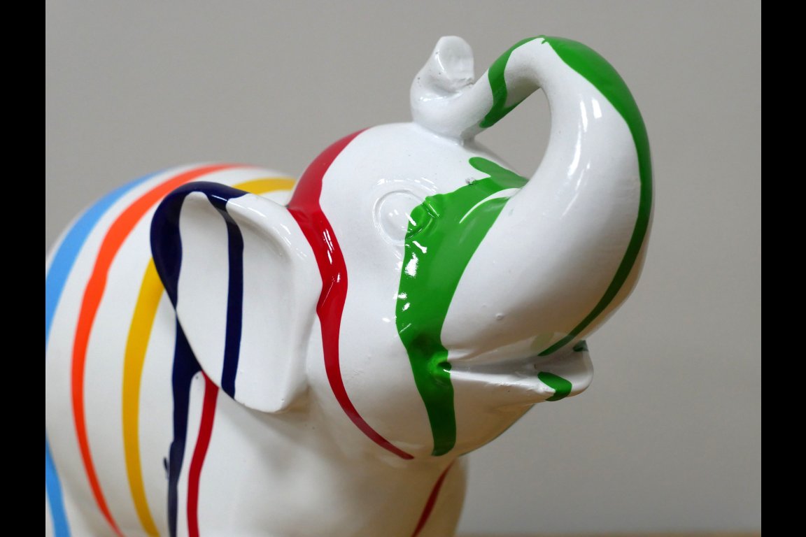 Elephant With Stripes