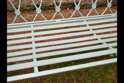 Pistachio Button Bench