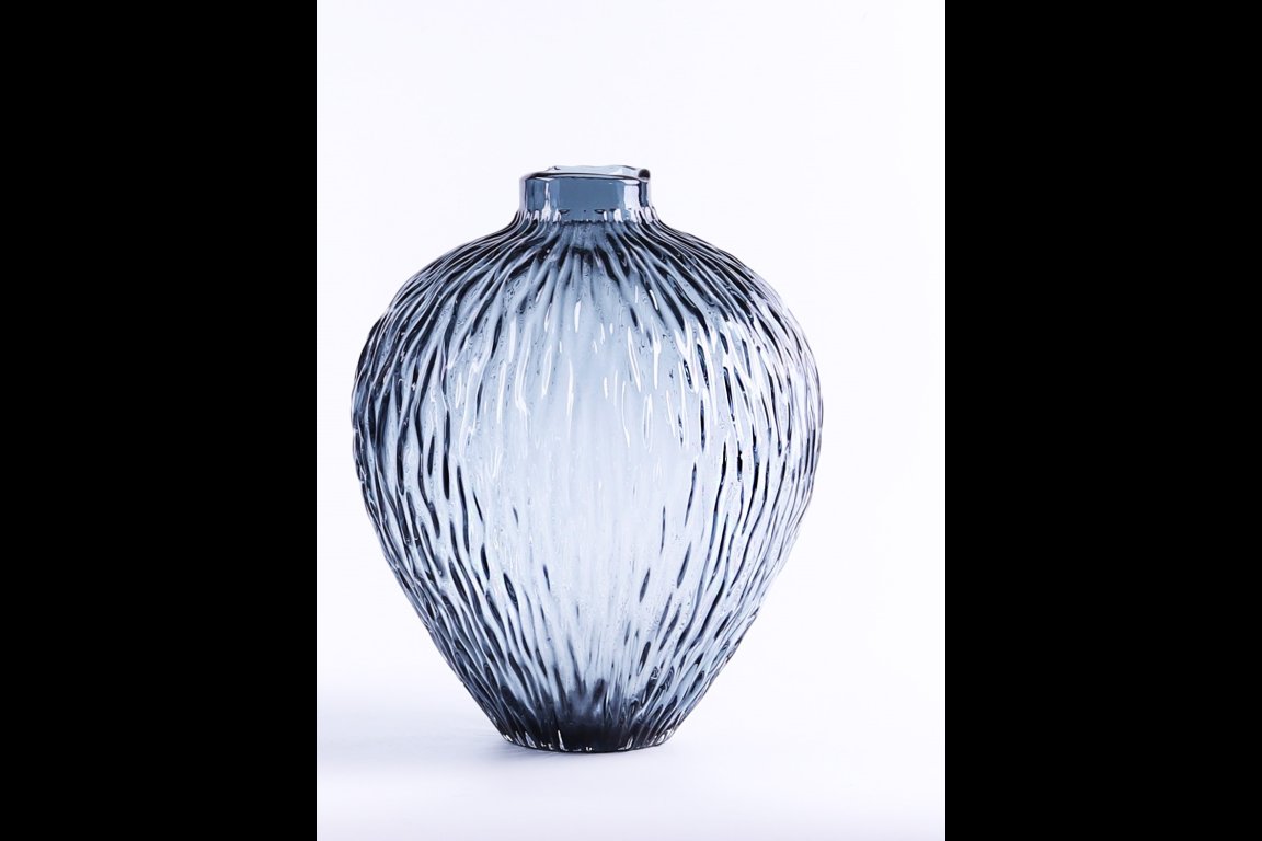 Black Glass Vase