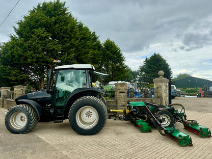 2010 DEUTZ FAHR 100 TRACTOR WITH RANSOMES 7 GANG LAWN MOWER 100 HP TRACTOR