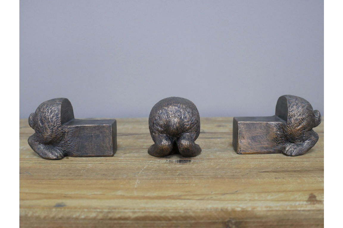 Set Of 3 Rabbit Pot Stands