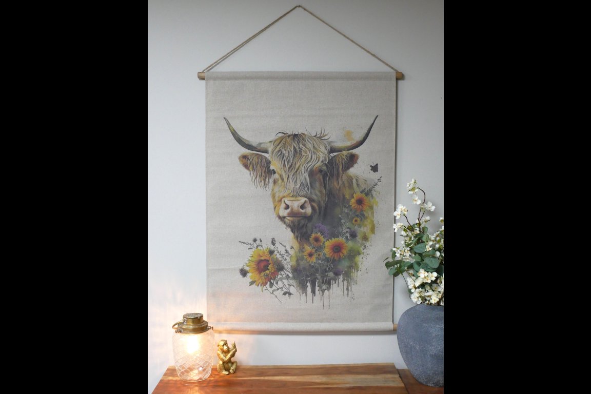Canvas Wall Art - Cow