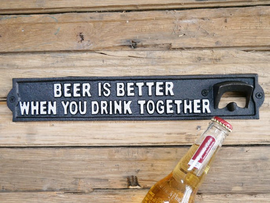 Sign With Bottle Opener