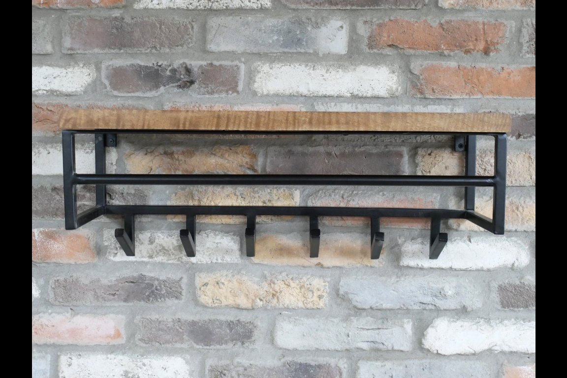 Shelf With Hooks