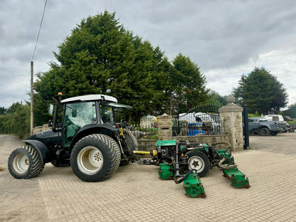 2010 DEUTZ FAHR 100 TRACTOR WITH RANSOMES 7 GANG LAWN MOWER 100 HP TRACTOR