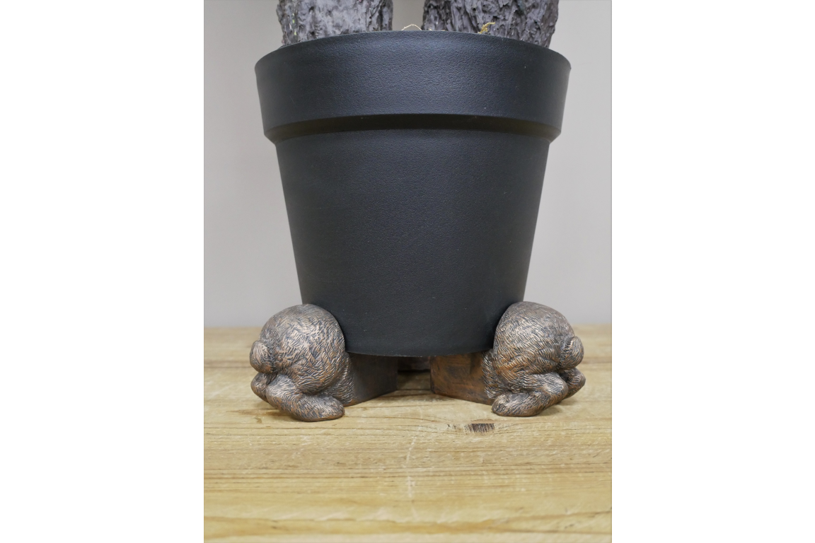 Set Of 3 Rabbit Pot Stands