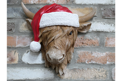 Christmas Cow Wall Decoration