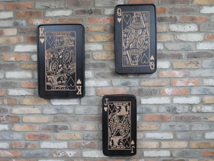 Set Of Three Playing Cards