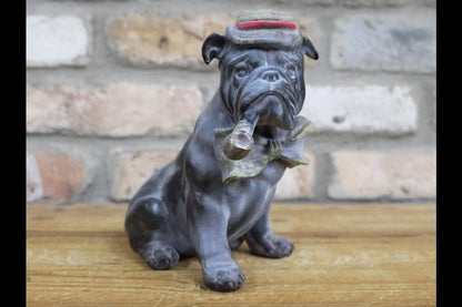Bulldog With Pipe