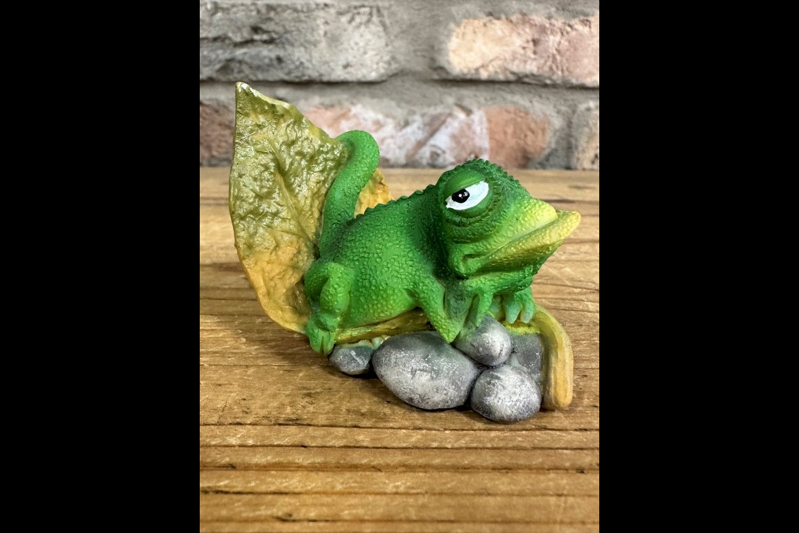 Lizard On A Leaf
