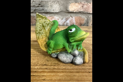 Lizard On A Leaf