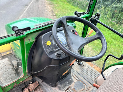 61 REG. JOHN DEERE 2320 23HP 4WD COMPACT TRACTOR WITH 54Ó HYDRAULIC 4 WAY BLADE