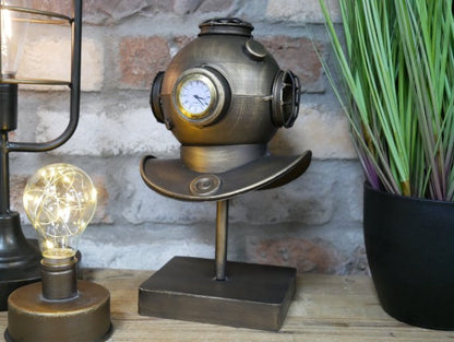 Divers Helmet Clock