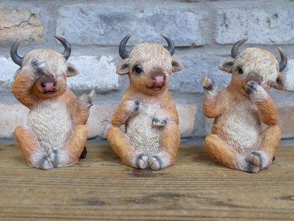 Who Done It Cows (Set of 3)