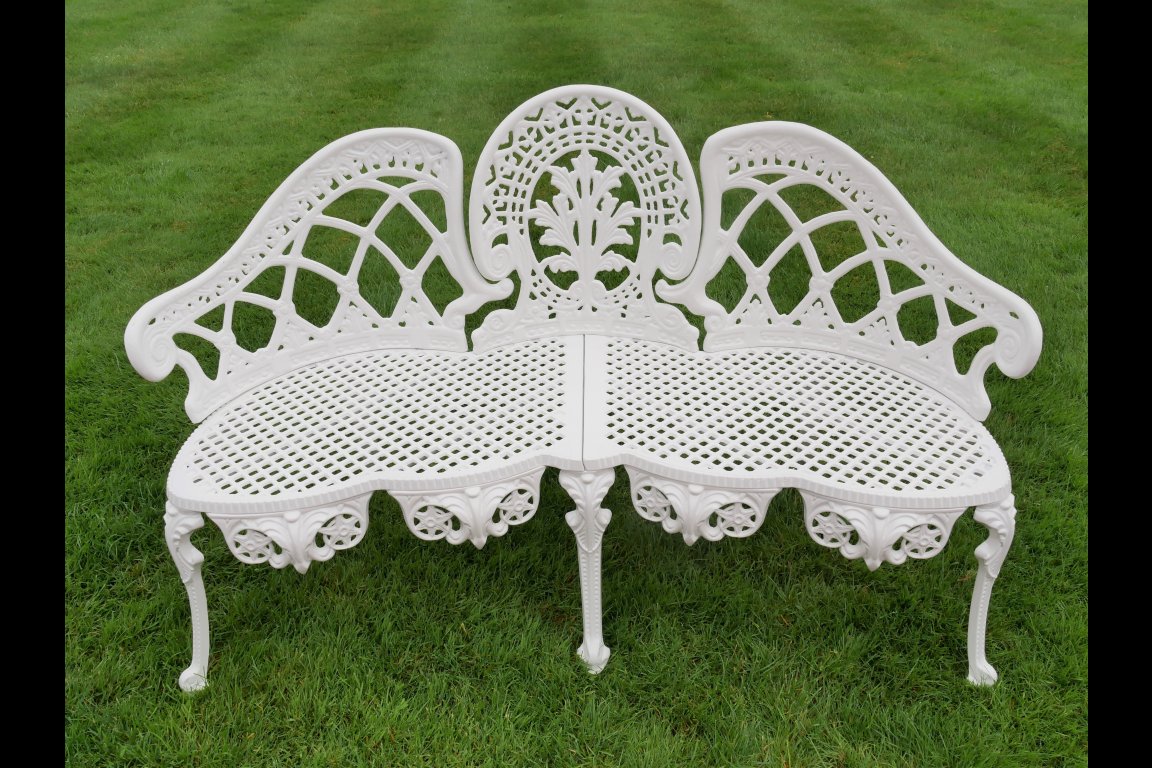 Aluminium Bench - White Finish