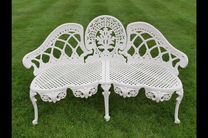 Aluminium Bench - White Finish