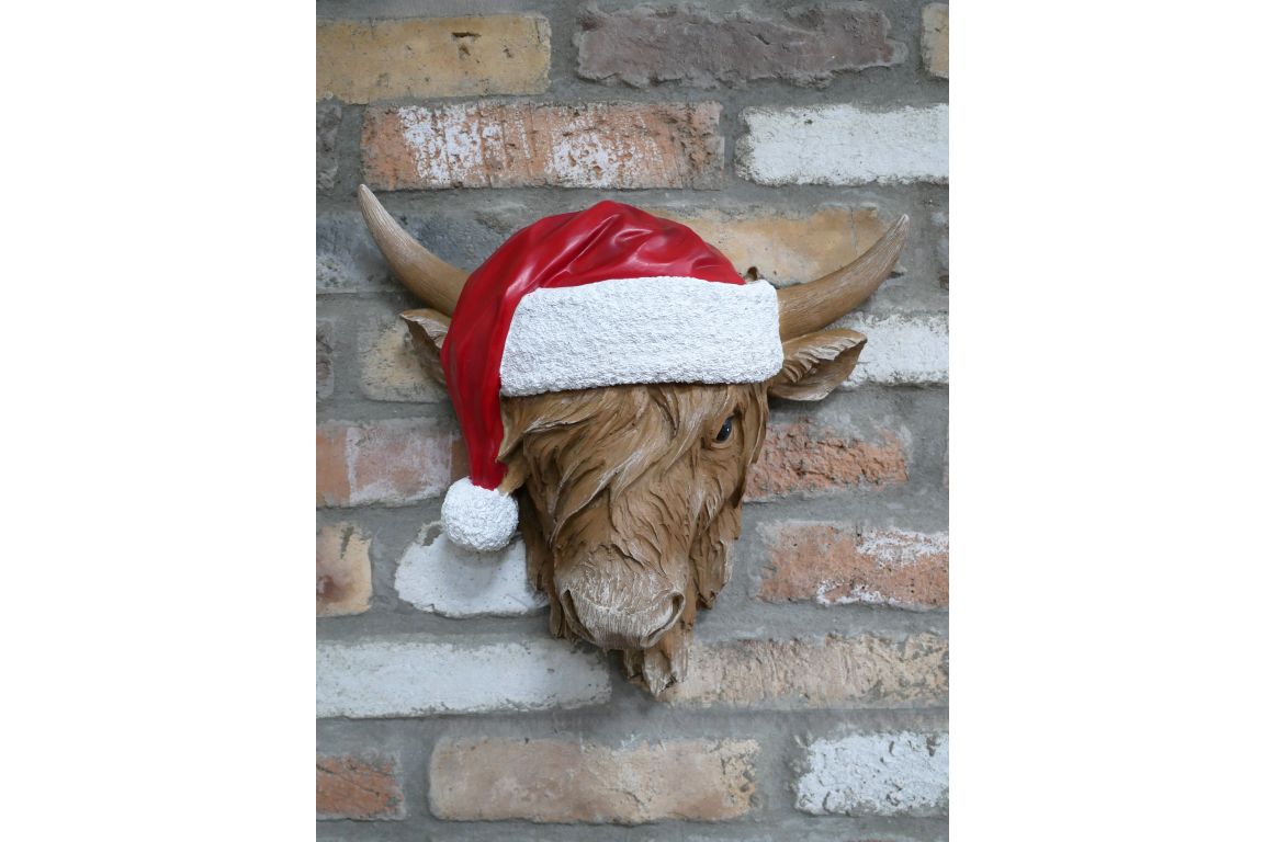 Christmas Cow Wall Decoration