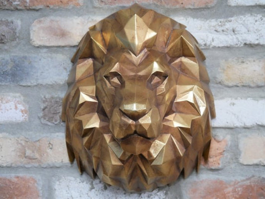 Geometric Lion Head
