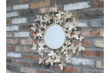 Butterfly Mirror - Cream