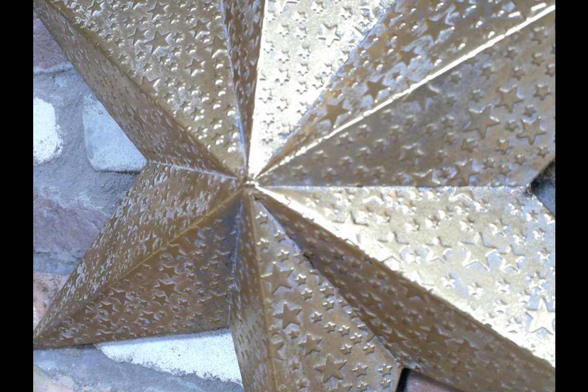 Set Of 3 Stars Wall Decorations