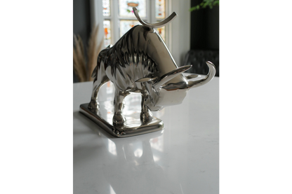 Bull Bottle Holder With Base