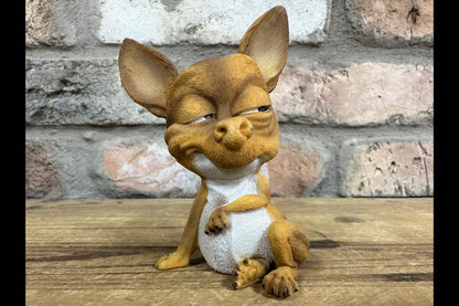 Grining Dog