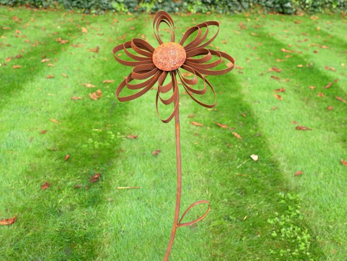 Rusty Flower Stake