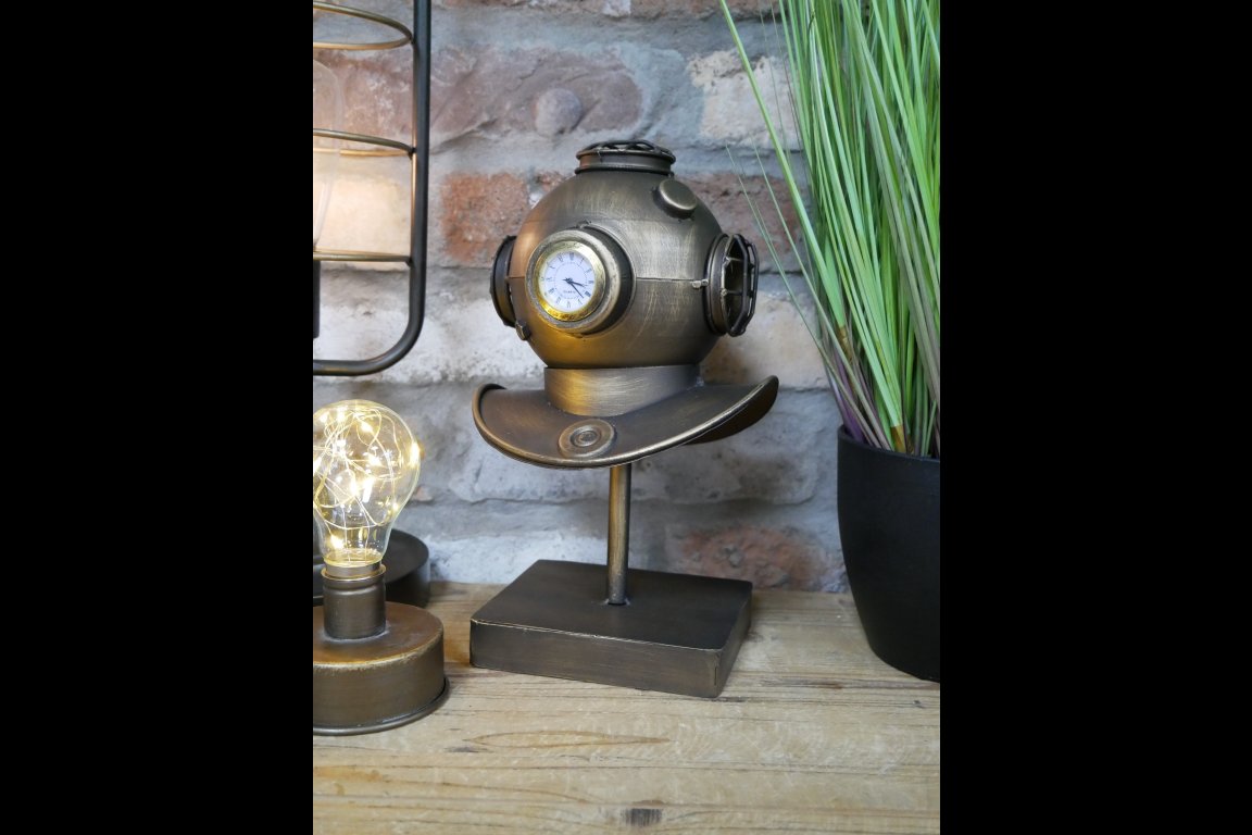 Divers Helmet Clock