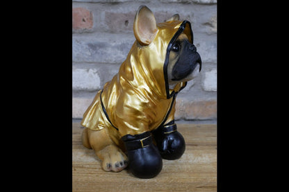 Boxing Dog - Gold
