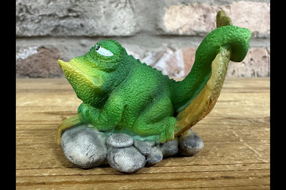 Lizard On A Leaf