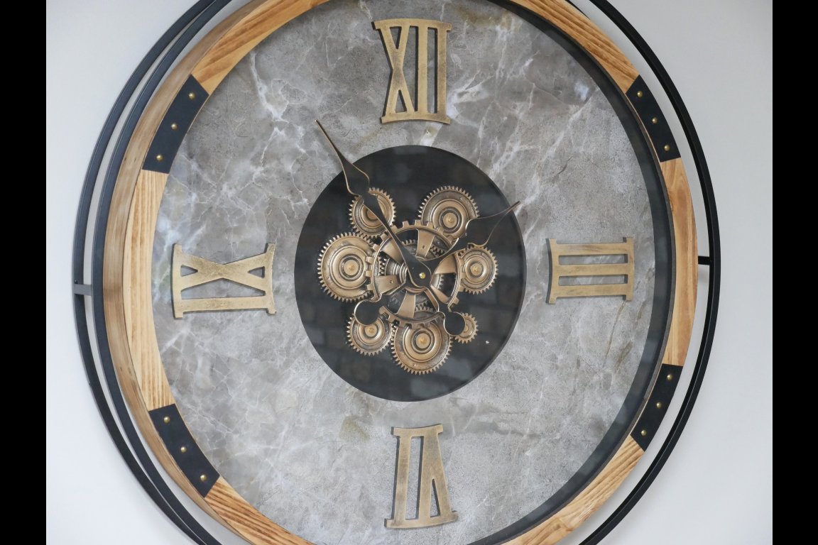 Clock With Cogs